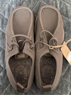 NEW Men's Itazero Pacato Loafer Shoes Khaki Slip-On Size 11 Khaki 2X-W